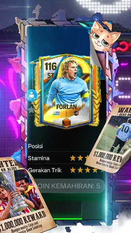 @muhammadaldisaputra04 Nih versi card Forlan😁#creatorsearchinsights #capcut #eafcmobile #forlan #fyp 