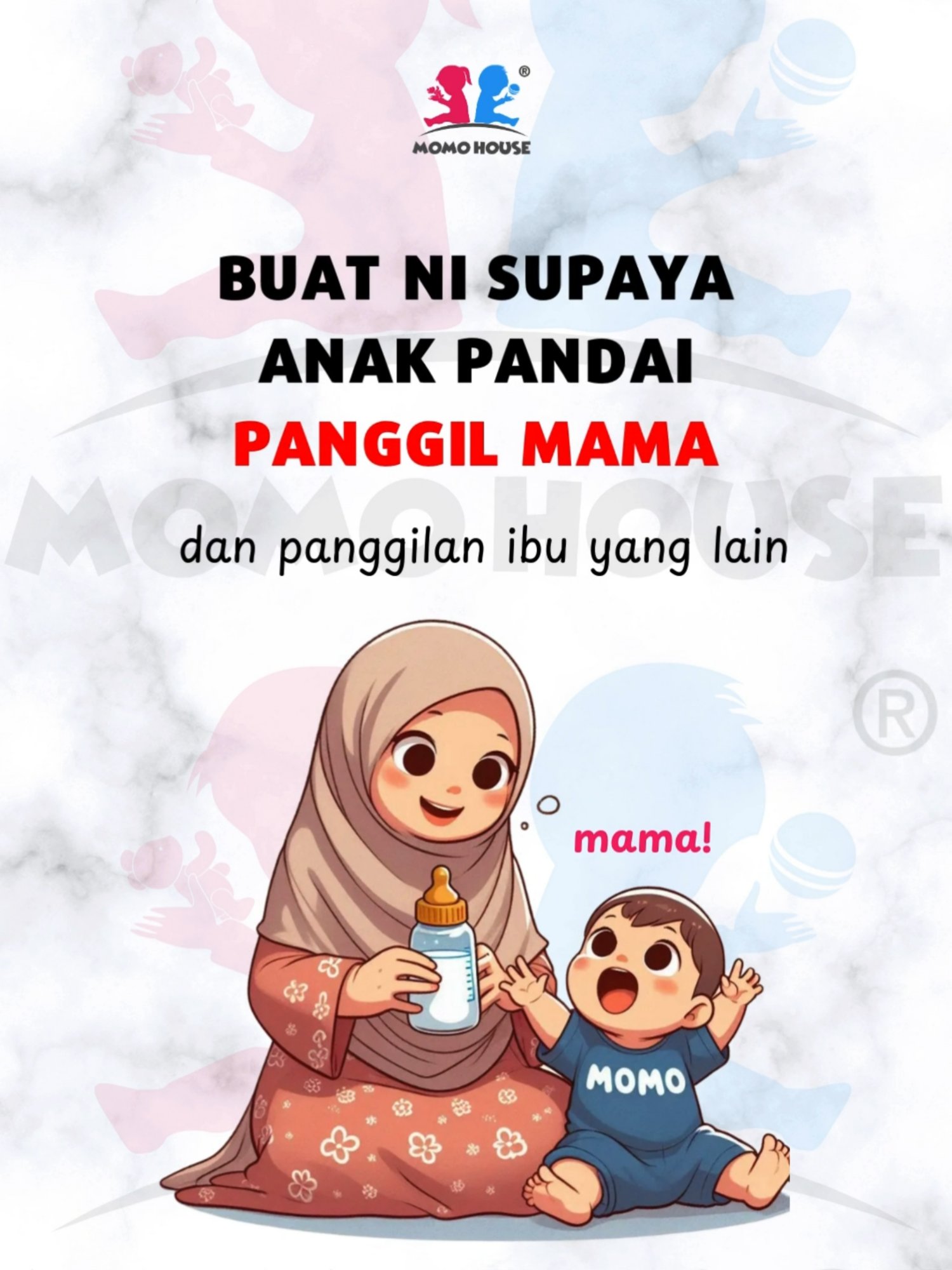Tak sabar nak dengar anak sebut 