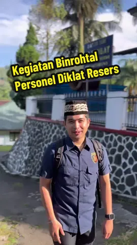 Kegiatan Binrohtal Personel Diklat Reserse