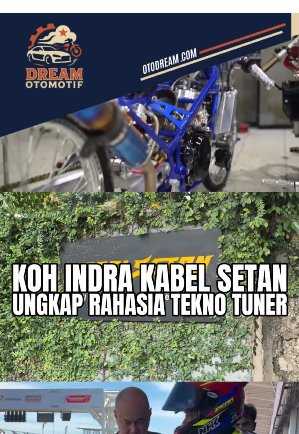 Berawal dari musik, Koh Indra Kabel Setan cerita bagaimana perjalanan Tekno Tuner melesat di ajang drag race, hingga saat ini dipercaya oleh tim balapan papan atas road race seperti Ziear Racing Team, 4S1M, LFN969, dan masih banyak lagi untuk menyempurnakan sistem kelistrikannya #KabelSetan #TeknoTuner #lfnhp969 #hajiputra #hans    