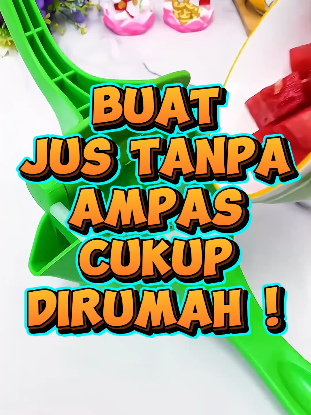 Buat jus tanpa ampas , cukup di rumah saja !