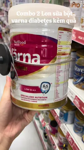 Combo 2 Lon sữa bột varna diabetes kèm quà #sữa #varna 