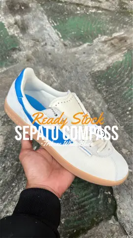 Sepatu Compass Tribune White Blue Ready Stock 🙌 #compass #sepatucompass #compasstribune #fyp 