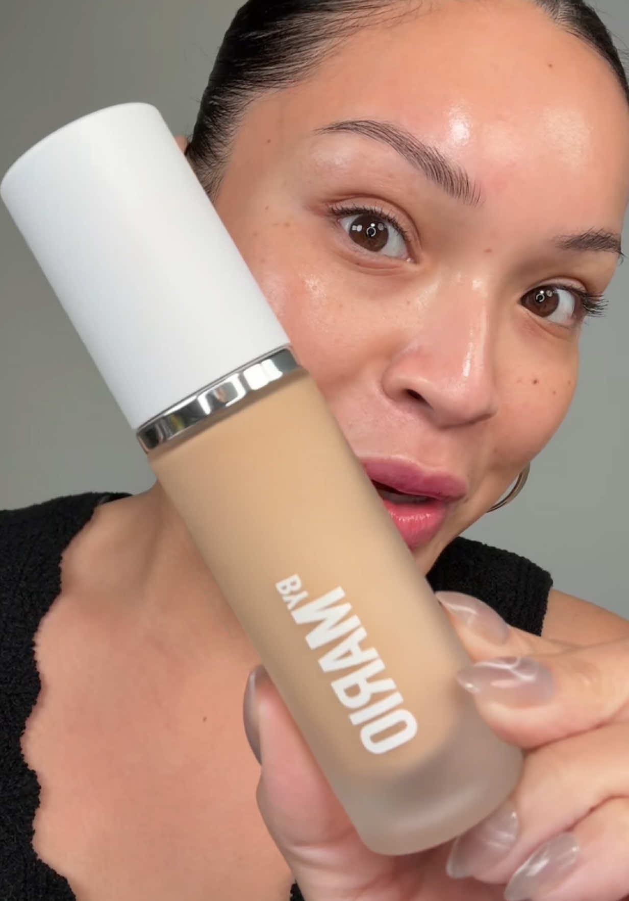 Mario did it AGAIN 😱✨ The NEW SurrealSkin Natural Finish Foundation just dropped and she might be the second-skin foundation of 2025 👀 Who else is running to try this?! In today’s video we’re testing out the latest addition to the @makeupbymario SurrealSkin roster : The Natural Finish Foundation! I’m wearing shade 3W. This launch comes in 32 shades and is described by Celebrity Glam Master Mario Dedivanovic as the natural finish foundation he’s always dreamed of “not too shiny, not too matte, just perfectly balanced.” The formula is a buildable medium coverage liquid that promises to lock in moisture, smooth texture, and blur imperfections, all while creating that seamless “second-skin” finish. This is actually the second foundation in the SurrealSkin line. Back in 2023, Mario dropped the original SurrealSkin Foundation, which quickly went viral and even won an Allure Best of Beauty Award. After the huge success of his first launch, I can’t wait to see how the beauty world reacts to this new innovation. Personally, I’m hoping it becomes a staple in my routine and I wouldn’t be surprised if Mario bags another award with this one! #makeupbymario #beauty #sephora 