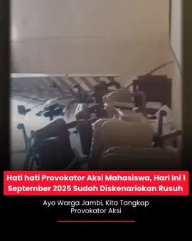 Hati hati Provokator yang membuat rusuh aksi mahasiswa di Jambi. #setajampena #fyp #jambitiktok #tiktoknews #fypシ゚viral 
