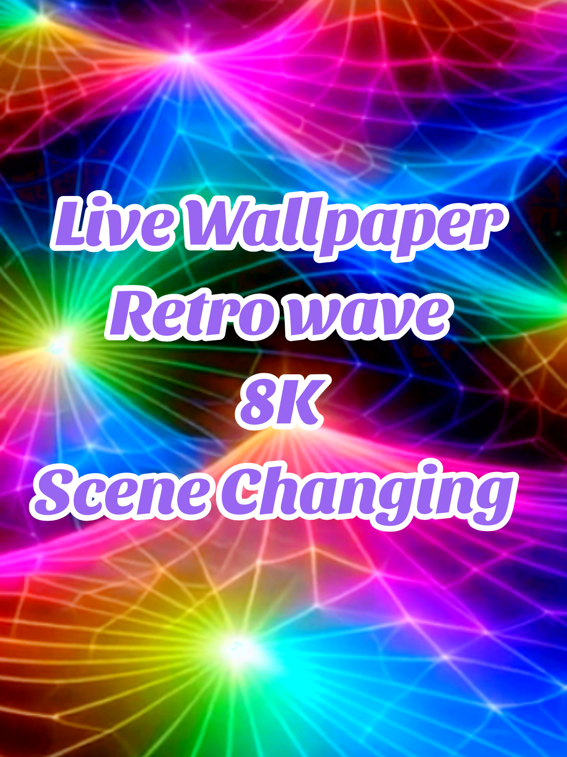 Live Wallpaper Beautiful Retro Wave Scene Changing #LiveWallpaper #wallpapers #retrowave #phonewallpaper #phonebackground 
