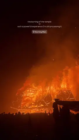 one of the most powerful moments, there was so much energy on the playa wowow #burningofthetemple #burningman 