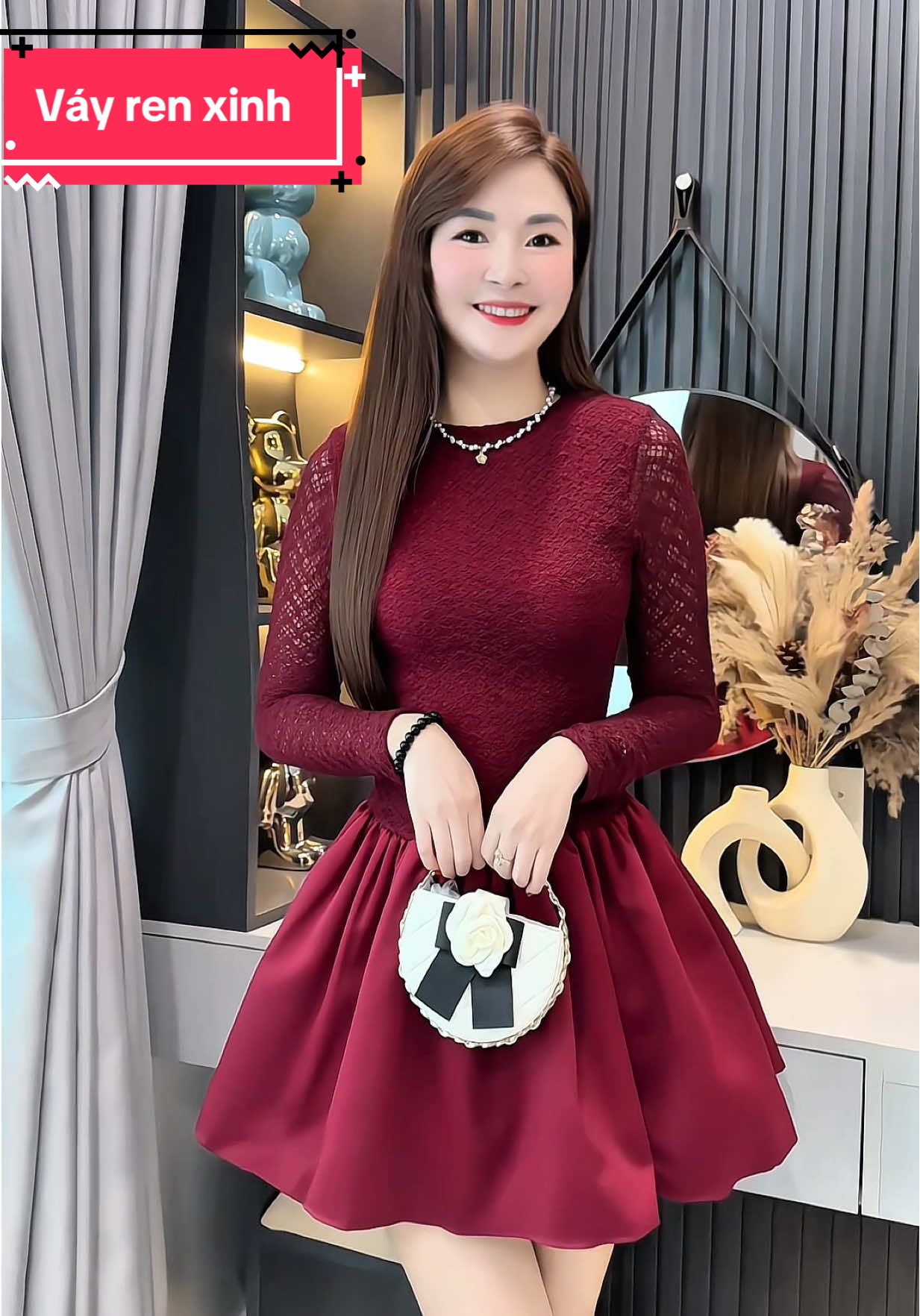 Váy ren xinh diện đi chơi, đi tiệc quá đẹp❤️ #vayxinh #vaythietke #vayditiec #vaydicuoi #Dungonha 