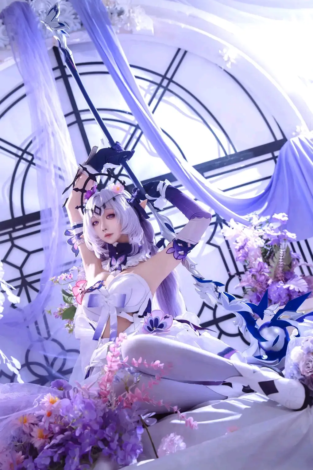 Castorice Honkai star rail cosplay🥵🥵 Coser : @usadango27 #douyin #HonkaiStarRail  #xyzabc #fyp #castorice 