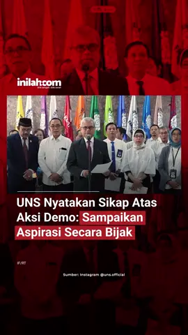 Universitas Sebelas Maret (UNS), Solo, Jawa Tengah, menyampaikan “Pernyataan Sikap” terkait situasi politik nasional yang diwarnai aksi massa di berbagai daerah. Melalui laman Instagram resmi UNS, Rektor Prof. Dr. Hartono, dr, M.Si. menyerukan agar seluruh keluarga besar UNS tetap memiliki kepedulian terhadap kondisi bangsa. Ia mengimbau untuk menyalurkan aspirasi melalui cara-cara damai, bertanggung jawab, dan menjaga kondusivitas kehidupan bermasyarakat. Lebih lanjut, ia mengajak aparatur ketertiban dan keamanan (Polri/TNI) untuk mengedepankan langkah persuasif dan humanis dalam merespons penyampaian aspirasi masyarakat, demi menjaga kedamaian dan harmoni bersama. - Selengkapnya kunjungi website dengan klik link di bio atau download aplikasi di AppStore dan Google Play Store. #InilahNews #UNS #UniversitasSebelasMaret #Solo #JawaTengah     