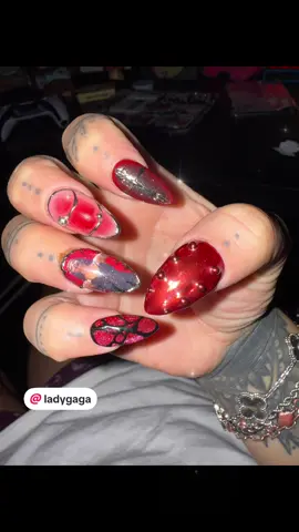 Mayhem Ball Nails @ladygaga #ladygaga #mayhemball #gaga #mayhem #nails 
