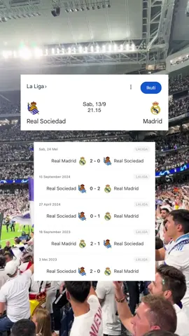 Prediksi selanjutnya Real Sociedad vs Real Madrid#realmadridfans #realmadridcf #madridista 🤍👑#fypシ゚ 