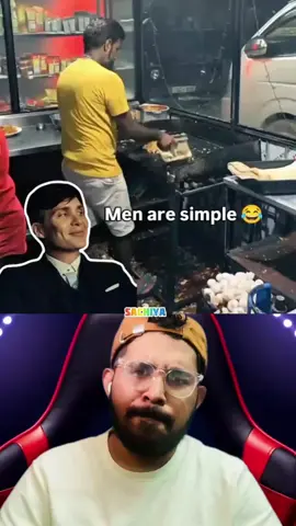Men are simple 🥰😅 #sachiyareaction #funny #sachiya 