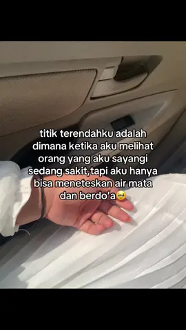 semangat terus ya buat kamu yang lagi berjuang dalam proses penyembuhan🥹,yuk lawan sakit nya kamu pasti bisa,kamu kuat💪🏻🫂