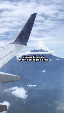Kalau awak nampak view ni dari tingkap kapal terbang. Apa yang terlintas dulu dalam fikiran? Min, bila dapat selfie dari atas puncak. 