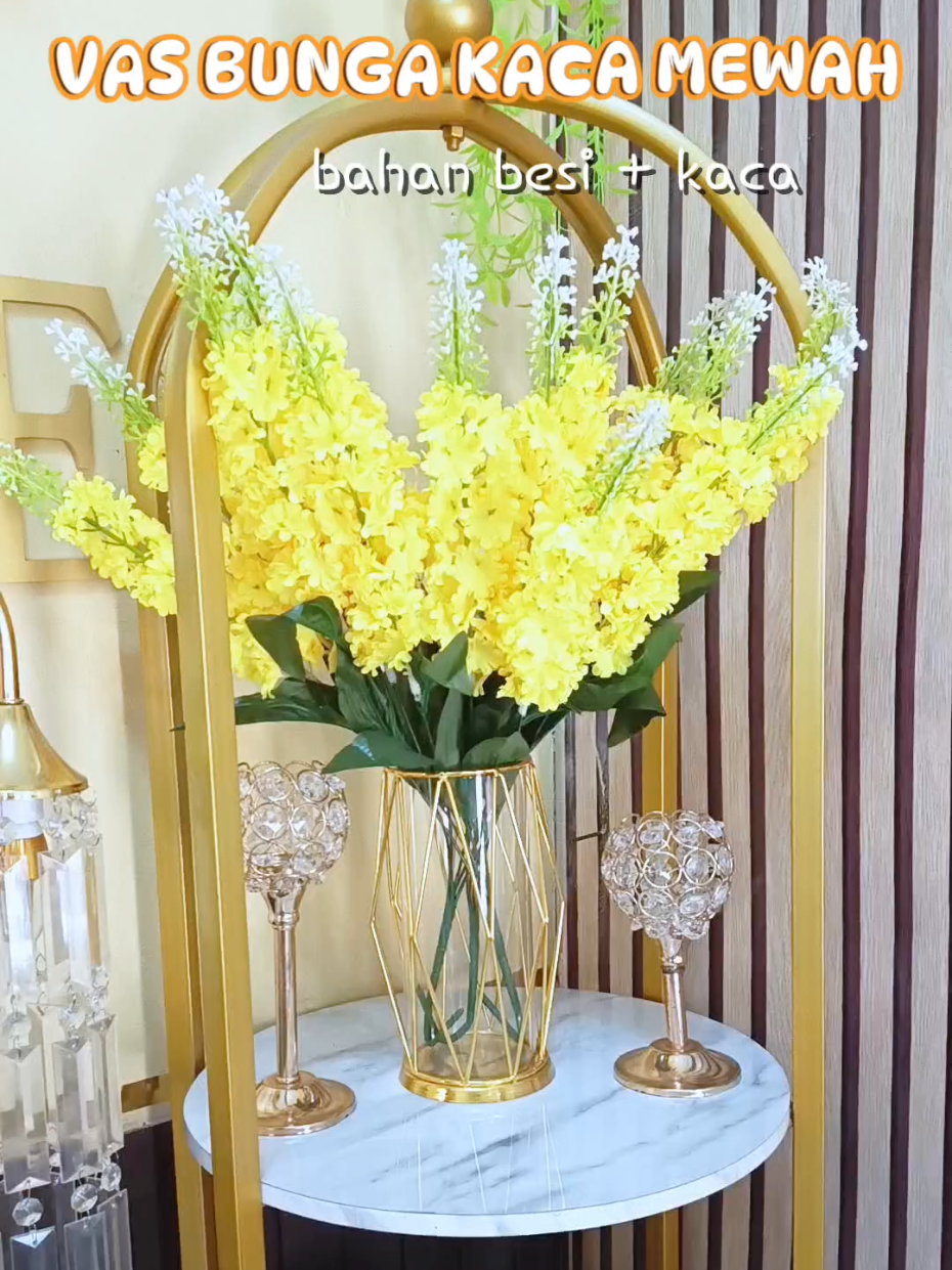 vas bunga mewah harga murah, bikin rumah tambah aesthetic ☘️🍁 #vas #vasbunga #hargamurah #fyp #rumahminimalis 