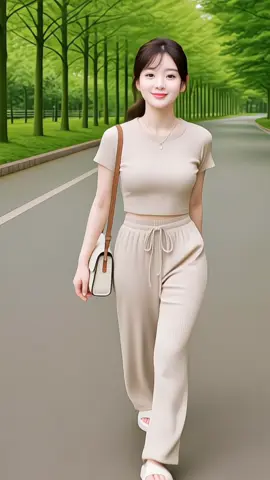 Bộ quần áo thun tăm cộc tay nữ @Shop Đồ Nữ Xinh✅ 