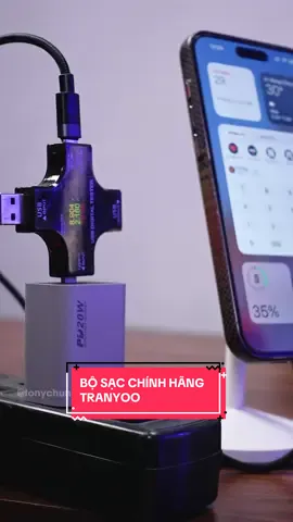 Bộ sạc chính hãng dành cho iPhone và Decor an toàn chống cháy nổ và không gây nóng#tonychung #LearnOnTikTok 