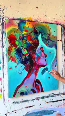 How Art Saved Me: Turning Struggles Into Colour and Texture.. . #art #myjourney #mypainting #ukartist #femaleartist 
