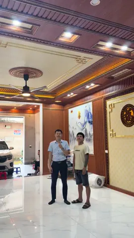 Bàn giao đưa vào sử dụng công trình nhà a Võ #caitaonhacu #noithatnhuakimhoang #xuhuong #phongkhach @Trần Chơn 01 #noithatnhuakinhoang 