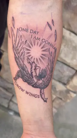 icarus tattoo  #icarus #radiohead #onedayiamgonnagrowwings #tattoo #tattooideas 