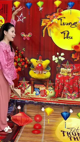 Phông nền decor trung thu cho các bé trường học mầm non mẫu giáo #decortrungthu #trungthu #trangtritrungthumamnon #trangtritrungthu 