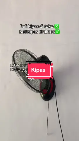 Asli ini anginnya kenceng, real murah tapi ga murahan 👍🏻#kipas #advance #kipasmurah 