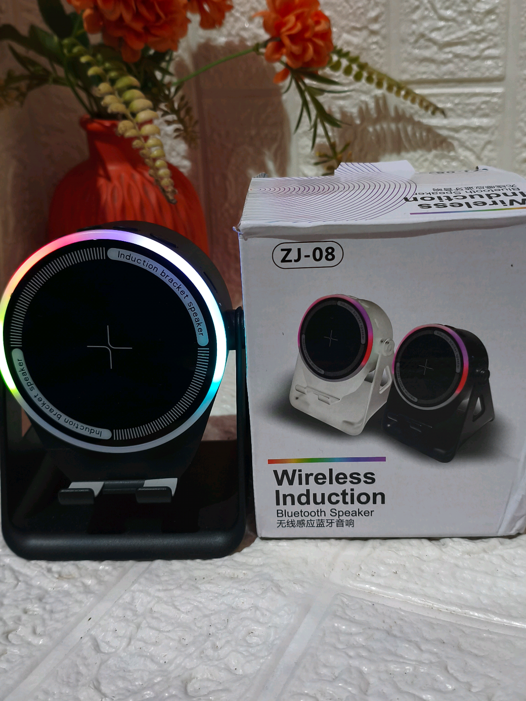 Replying to @steffphy yes naman po.  #speakerbluetooth  #speaker #wirelessspeaker #inductionspeaker #4in1speaker