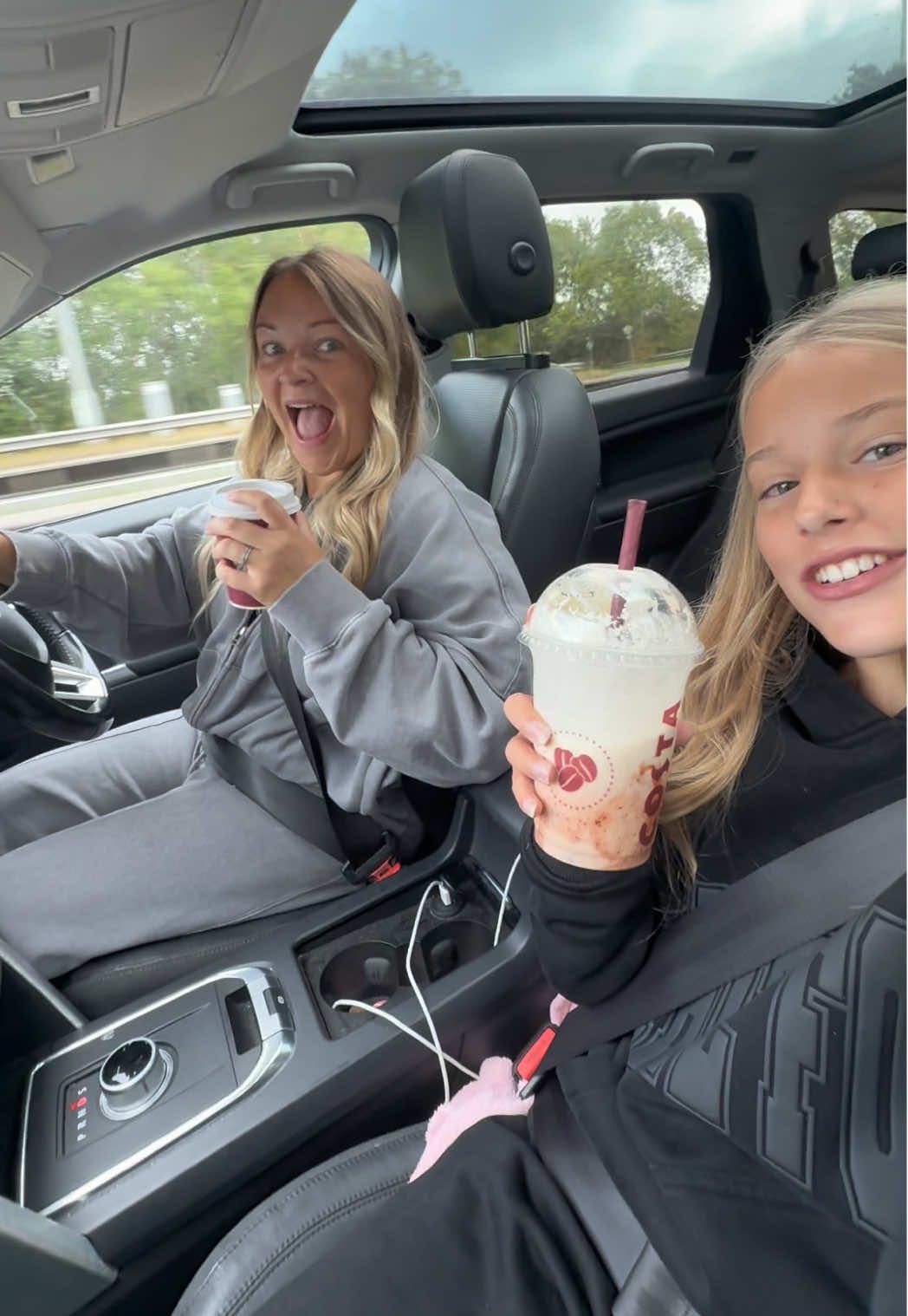 Suprise day out 🩷 let me know your thoughts on were we are going ✨ @Costa Coffee @White Fox Boutique #suprise #dayout #costa #mumanddaughter #fyp 