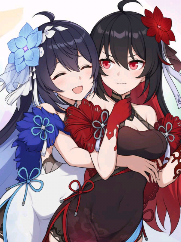 I'm so happy that they both stayed together till the end of part 1, my babys 💙♥️ | #honkaiimpact3rd #honkai #seelevollerei #veliona #fyp 