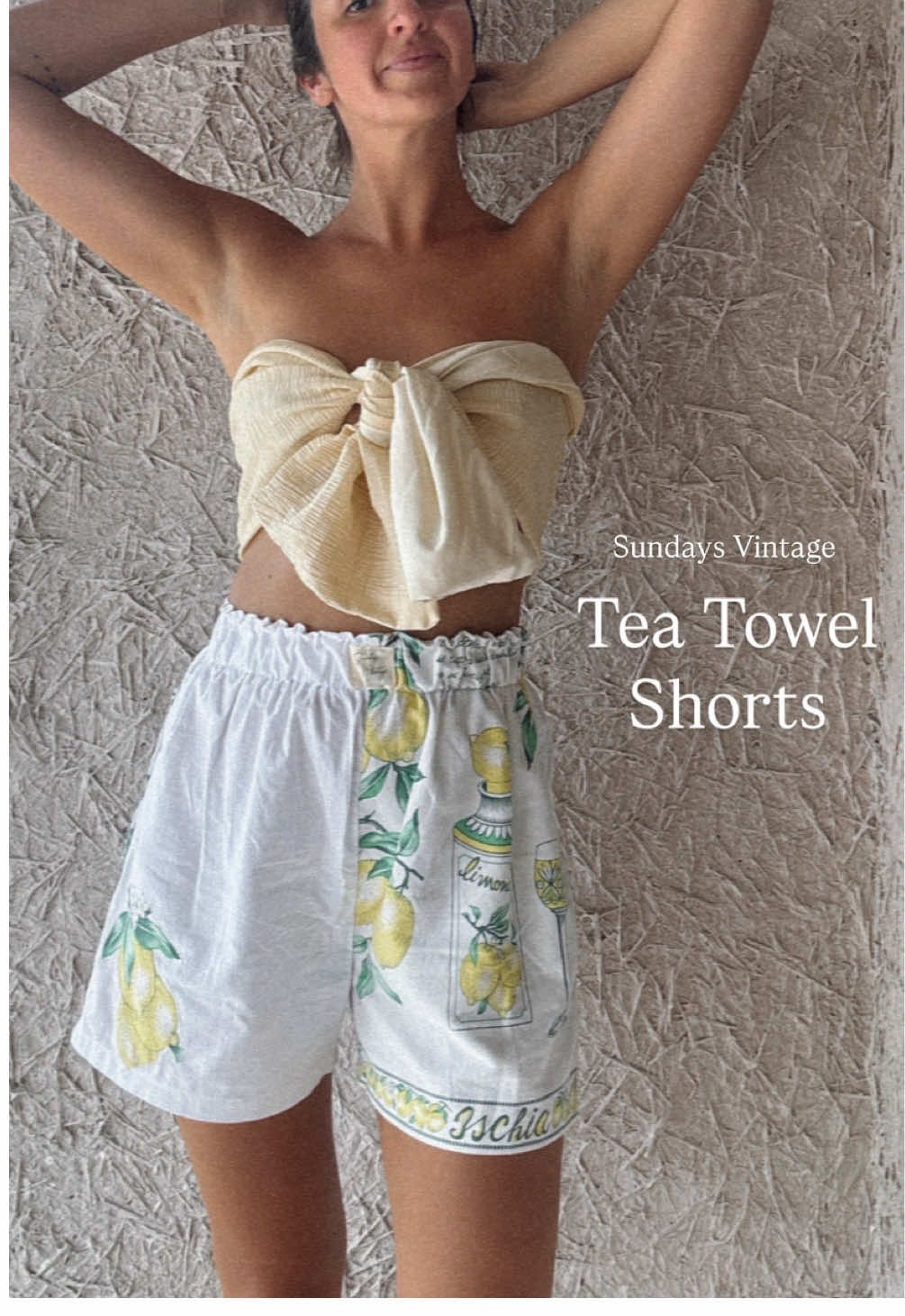 🍋 🍋  #upcycledfashion #handmadewardrobe #slowfashionstyle #reworkedfashion #thriftflip 