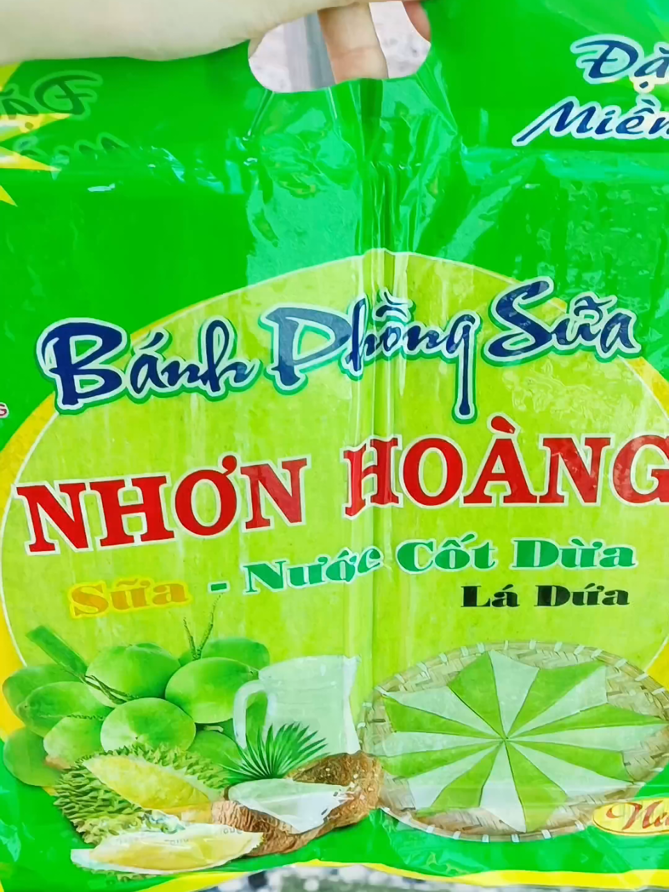Bánh phồng sữa Nhơn Hoàng siu ngon lun í #banhphongsua #banhphongsuanhonhoang #xuhuong #fyp 