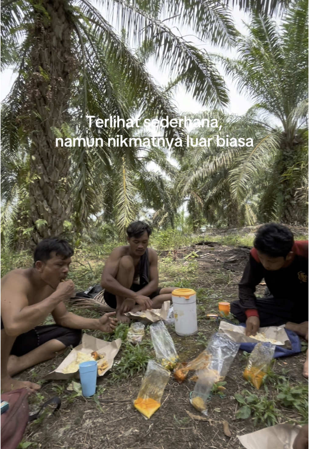 Memang senikmat itu makan di kebun😇🥰#fyp #fypシ゚ #fypage #fypシ゚viral #fouryou #fypdongggggggg #sawit #kulisawit #petanimudasukses 