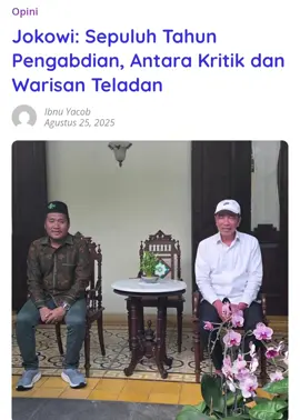 Silakan membaca selengkapnya https://lensapost.net/jokowi-sepuluh-tahun-pengabdian-antara-kritik-dan-warisan-teladan/
