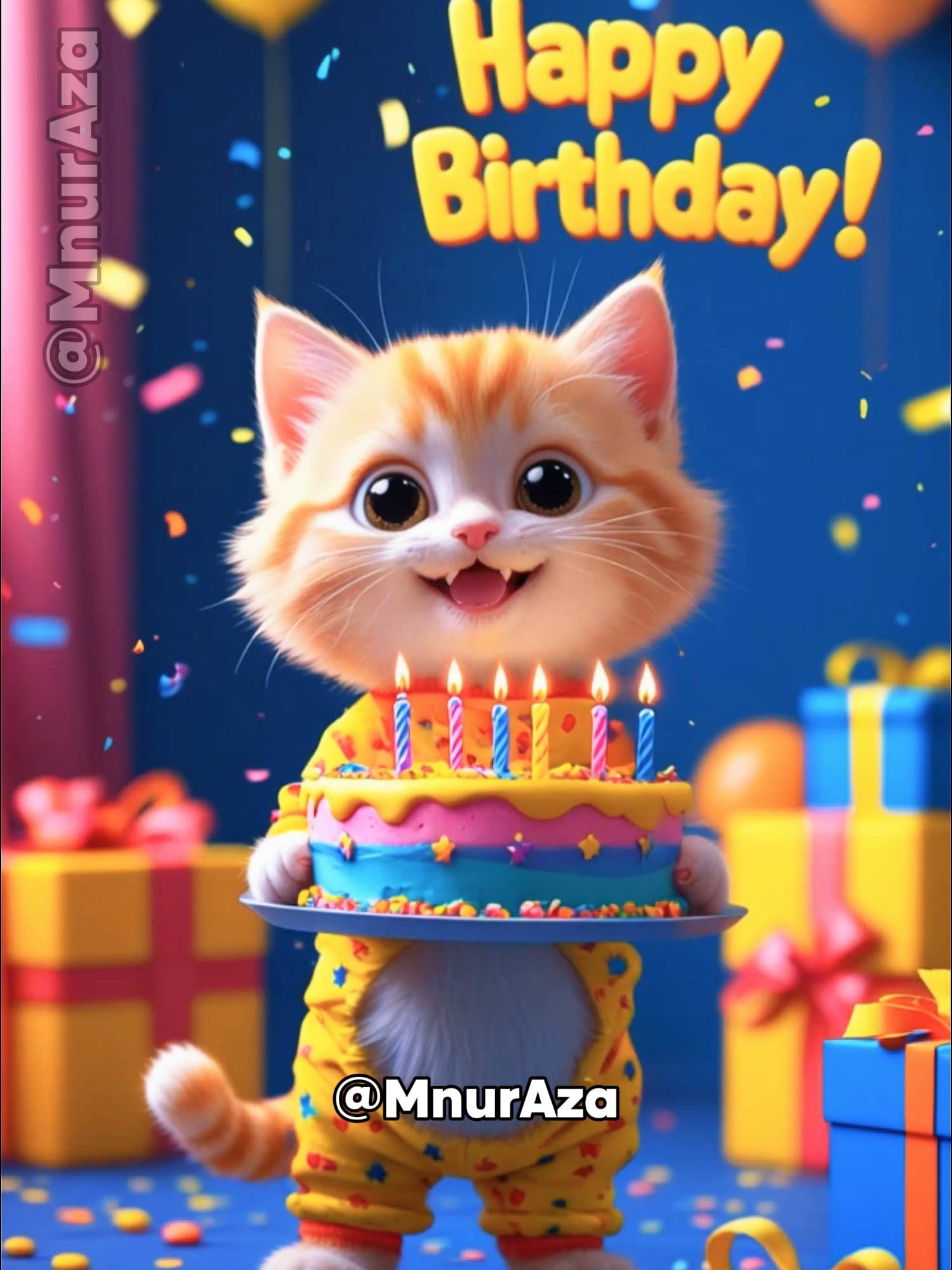 🎂 Selamat Ulang Tahun 💖 HAPPY BIRTHDAY TO YOU 💖 Kucing Lucu #laguanak #selamatulangtahun #kucing #kucinglucu #ultah #happybirthday #happybirthdaytoyou #happybirthdaysong