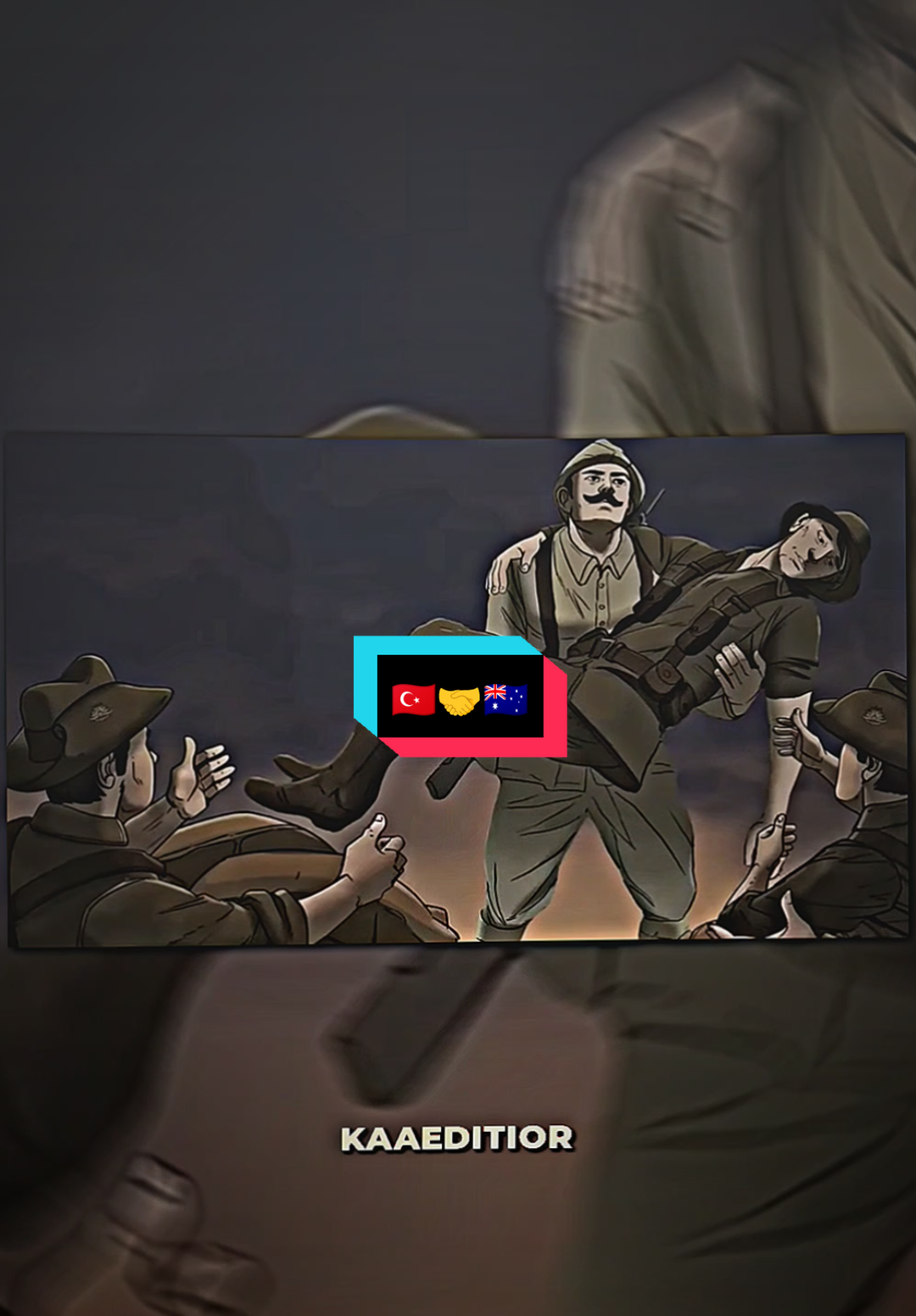 Kisah tentang tentara Turki yang menggendong tentara Australia yang sakit dalam  kampanye Gallipoli pada masa ww1 apa itu kampanye Gallipoli? Pertempuran Gallipoli adalah salah satu kampanye militer besar selama Perang Dunia I yang berlangsung dari Februari 1915 hingga Januari 1916. Berikut adalah beberapa poin penting tentang pertempuran ini: Latar Belakang: - Strategi Sekutu: Sekutu, yang dipimpin oleh Inggris dan Prancis, ingin merebut Konstantinopel (sekarang Istanbul) dan membuka jalur laut ke Rusia melalui Dardanella. - Pertempuran di Gallipoli: Pasukan Sekutu mendarat di Semenanjung Gallipoli pada 25 April 1915, dengan tujuan merebut titik-titik strategis dan memaksa Turki menyerah. Pertempuran Sengit: - Pasukan Turki: Di bawah kepemimpinan Mustafa Kemal Pasha (nantinya Atatürk), pasukan Turki melakukan perlawanan sengit terhadap pasukan Sekutu. -Korban Besar: Pertempuran ini menelan banyak korban di kedua belah pihak, dengan perkiraan 250.000 korban di pihak Turki dan lebih dari 250.000 korban di pihak Sekutu. Hasil Pertempuran: - Kekalahan Sekutu: Pasukan Sekutu gagal mencapai tujuan mereka dan akhirnya dievakuasi pada Januari 1916. - Kemenangan Turki: Pertempuran Gallipoli dianggap sebagai kemenangan besar bagi Turki dan menjadi titik balik penting dalam sejarah negara tersebut. Dampak: - Pengaruh pada Perang Dunia I: Kegagalan Sekutu di Gallipoli berdampak pada strategi perang mereka dan memperpanjang durasi perang. - Munculnya Atatürk: Pertempuran Gallipoli menjadi titik penting dalam karier militer Mustafa Kemal Atatürk, yang nantinya menjadi pendiri modern Turki. - - #History #ww1 #turkey #australia #kaaeditior 