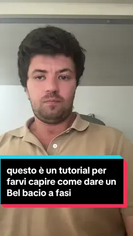 questo è un tutorial per farvi capire come dare un Bel bacio a fasi#funzionadavvero😍😍 #gionixlovers #ilprimobaciochallenge #bacioimprovviso #baciolungo 