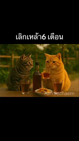 เลิกเหล้า6 เดือน #fyp #แมวอ้วน #แมว #มุกฮาๆ #ยายแช่ม 