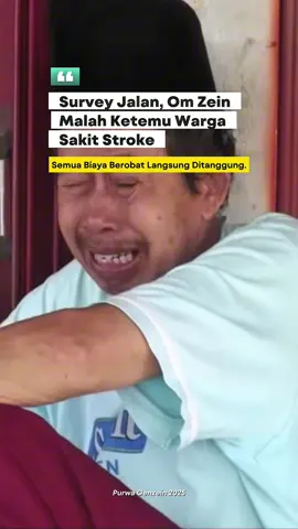 Niat survei jalan, Om Zein justru temui warga stroke dan pastikan berobat gratis.  #saepulbahribinzein #omzeinbupatiaing #nguruslemburtnatakotapurwakartaistimewa #jalanmulusimahalusrakyatkaurus #purwakartaistimewa @om zein ||Saepul Bahri binzein 