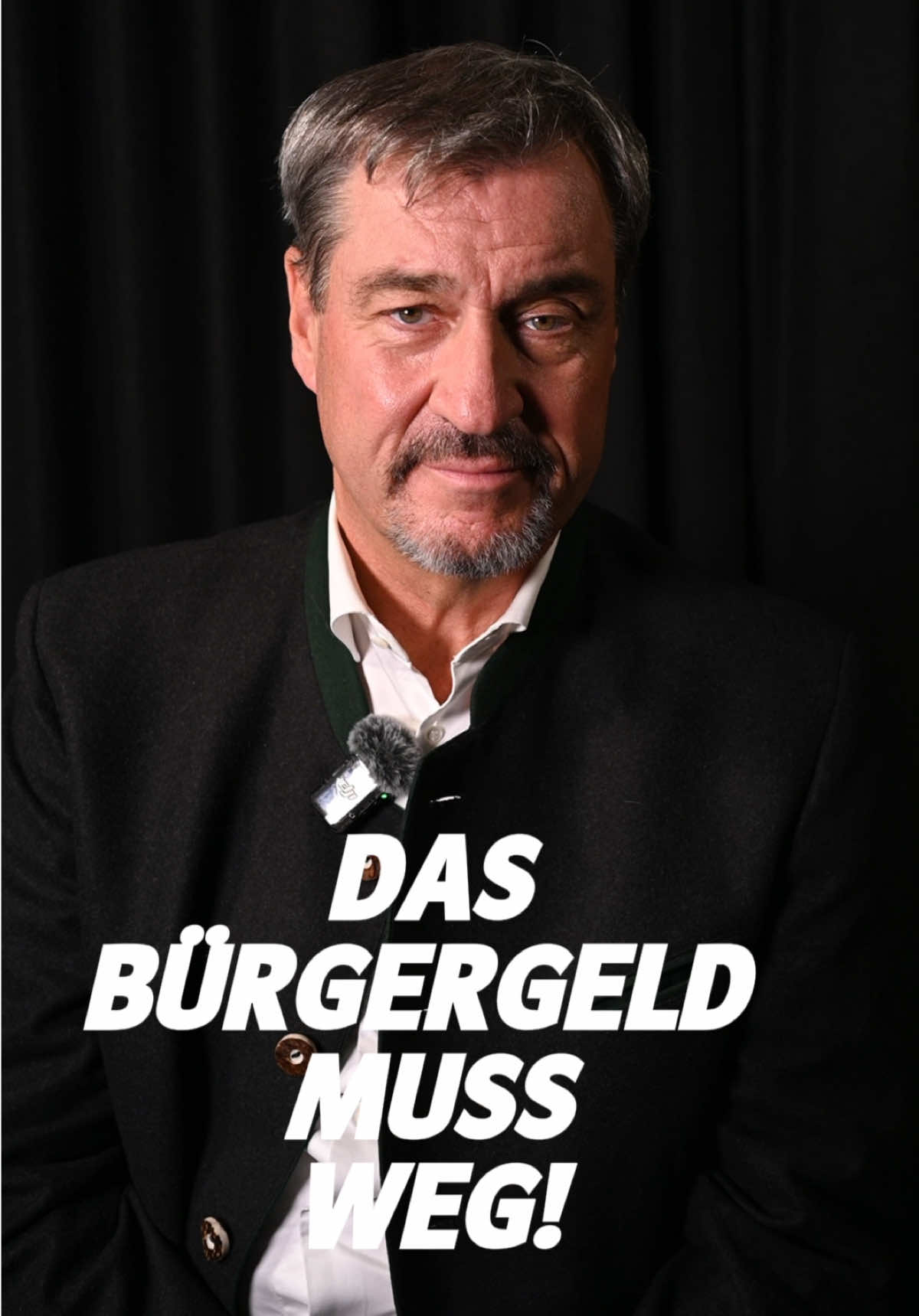 Das #Bürgergeld ist ungerecht und muss weg. Wer arbeitet, muss deutlich mehr haben, als jemand, der nicht arbeitet. #csu #markussöder #politikwechsel #regierung 