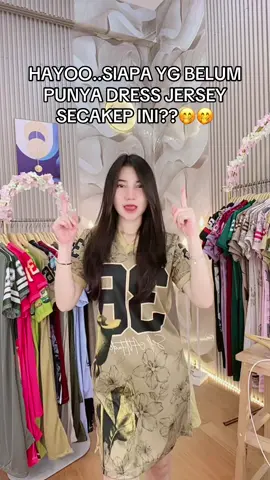 Yang udah punya 1 coba komen dongg🫣mau tau nihh siapa aja yg udah punyaa dress ini di rumah🤩🤩😘🥰 #promogajiansale #dressjersey #fyp #dressoutfit 