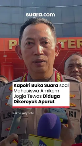Seorang mahasiswa Ilmu Komunikasi Universitas Amikom Yogyakarta, Rheza Sendy Pratama (21), tewas diduga dikeroyok aparat saat demonstrasi beberapa waktu yang lalu. Kapolri Listyo Sigit Prabowo merespons terkait adanya dugaan pengeroyokan oleh anak buahnya. Listyo menyebut hingga saat ini pihak kepolisian masih melakukan pendalaman terkait penyebab kematian korban. 