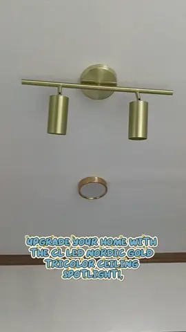 CL Nordic Gold Spotlight Tricolor Ceiling Lights