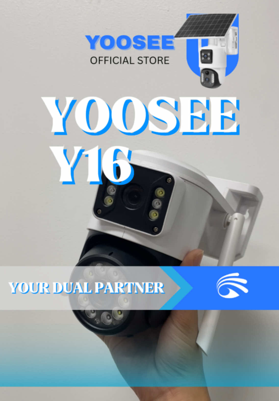 Check out our dual Lense cctv!#yoosee #yooseephilippines #yooseelive #yooseey16 #y16cctv 