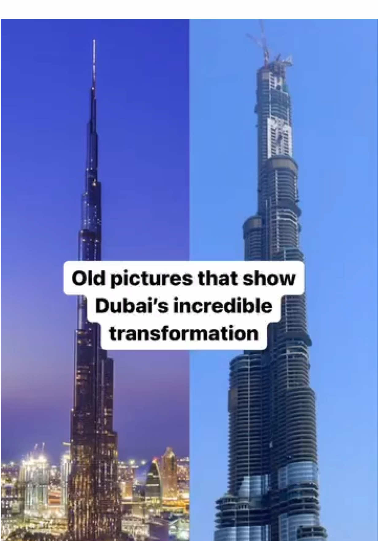 Dubai through the years. A look through Dubai's incredible transformation featuring old pictures of SHeikh Zayed Road, Burj Khalifa, Burj Al Arab, Palm Jumeirah and more. #dubai #oldpictures #nostalgia #transformation