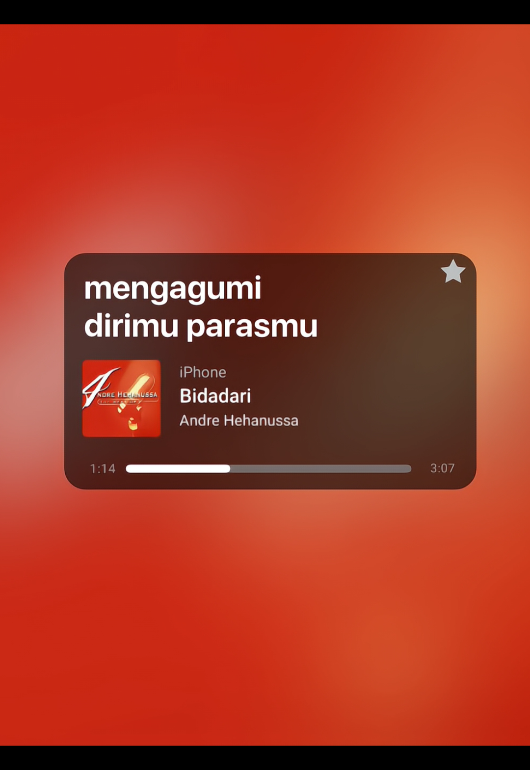 #song #lyrics #bidadari #andrehehanussa #foryou 