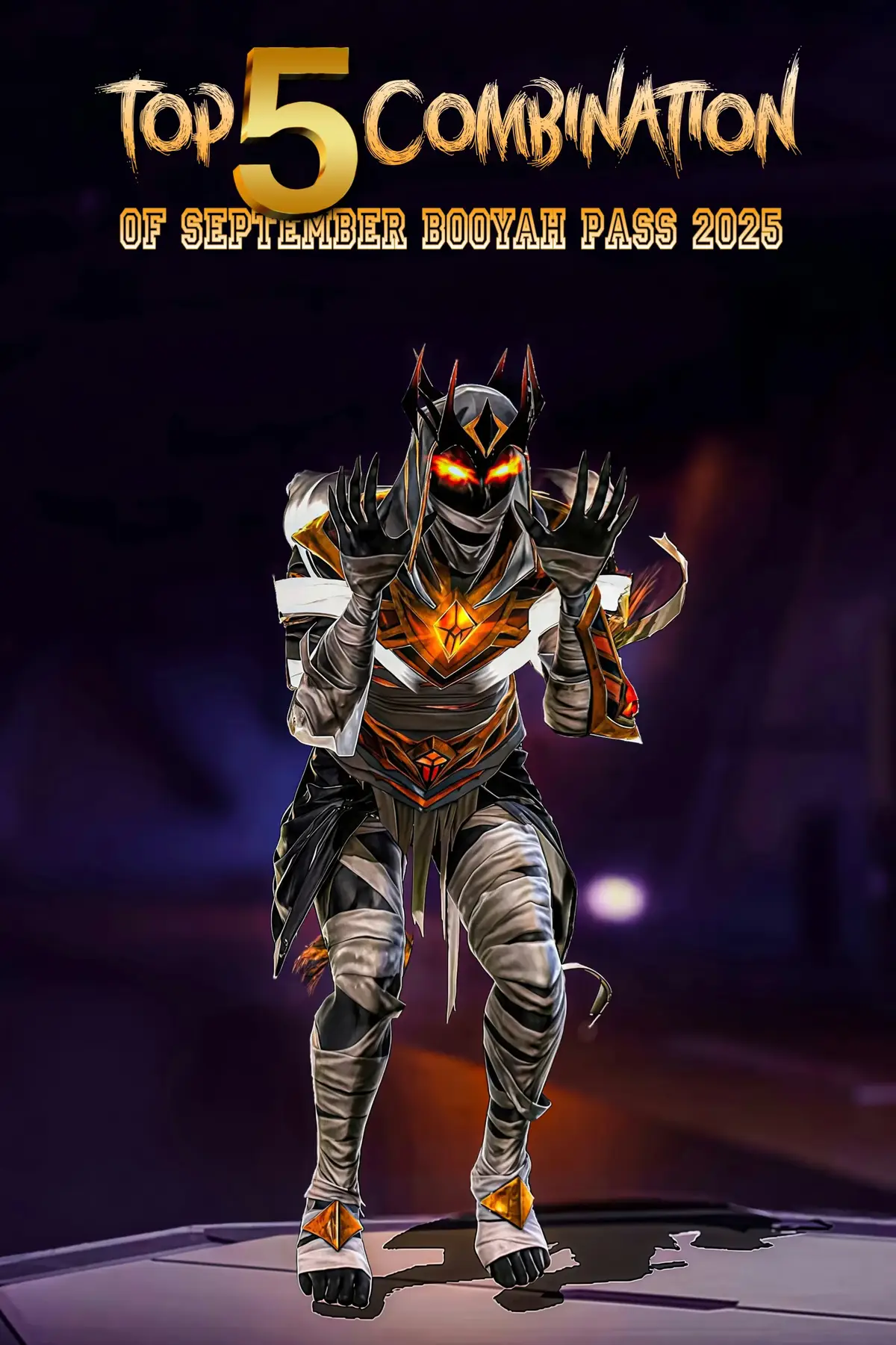 September Booyah Pass 2025 Dress up combination 🔥 #freefire_lover #booyahpass #outfitcombination #2025 #foryou 