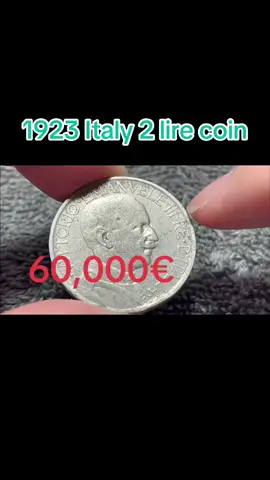 1923 Italy 2 lire coin #coins #europe #italy #germany #spain 