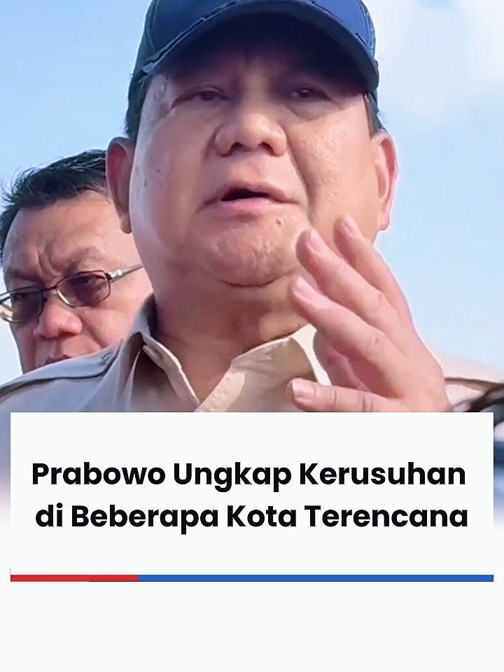 Prabowo Ungkap Kerusuhan di Beberapa Kota Terencana #PresidenPrabowo #PrabowoSubianto #Prabowo #DPR #Indonesia