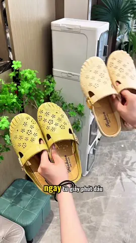 Đôi dép xinh xắn và đa năng này thực sự rất dễ mang! Hãy cùng chuẩn bị cho mẹ nhé!! #depxongonnu #thietthuc #depnuxinh #tienich #jizonguyen 